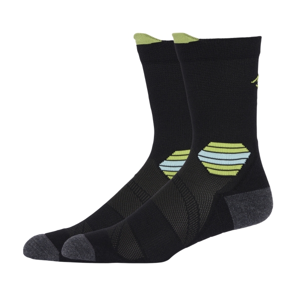 Running Socks Asics Fujitrail Socks  Performance Black/Illuminate Green 3013A700002