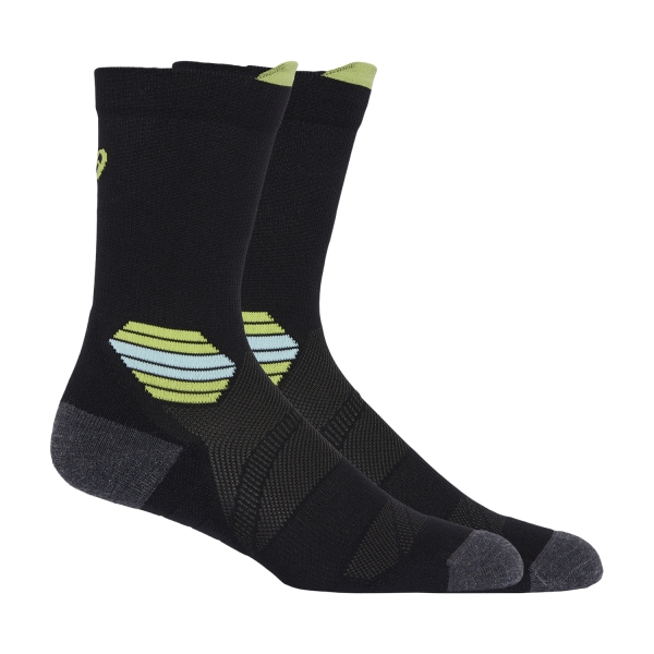 Asics Fujitrail Socks - Performance Black/Illuminate Green