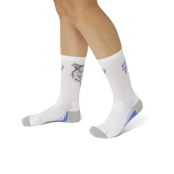 Asics Performance Cushioned Socks - Brilliant White/Sapphire