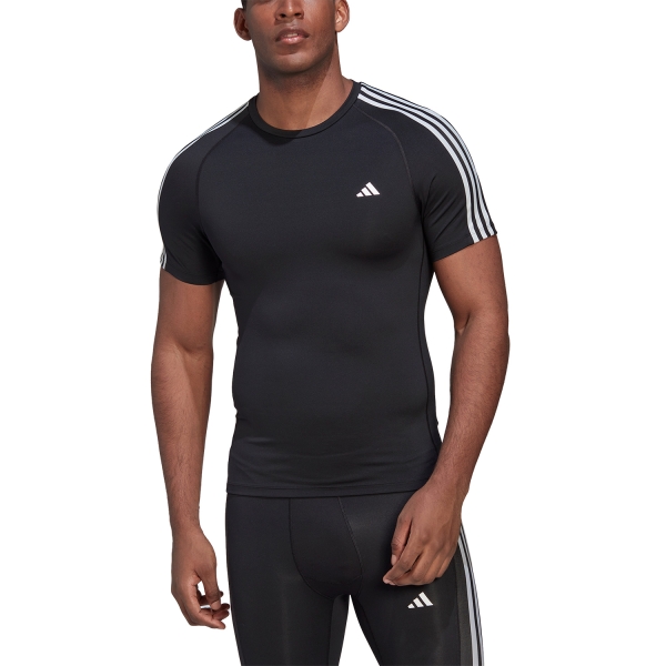 Men's Training T-Shirt adidas 3 Stripes AEROREADY TShirt  Black HD3525