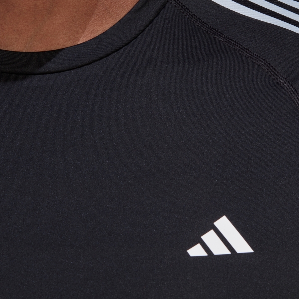 adidas 3 Stripes AEROREADY T-Shirt - Black