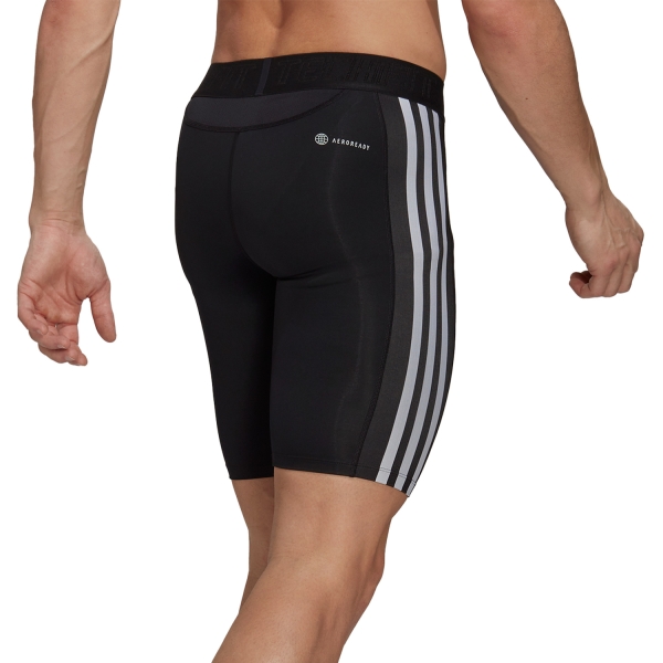 adidas 3 Stripes Short Tights - Black