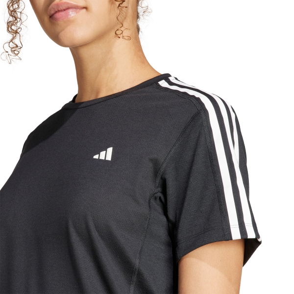 adidas 3S Own The Run Camiseta - Black