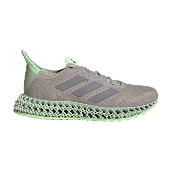 Women's Neutral Running Shoes adidas 4DFWD 3  Putty Grey/Metallic Silver/Green Spark ID3499