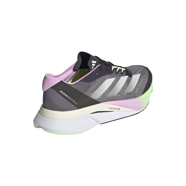 adidas adizero Boston 12 - Aurora Black/Zero Metallic/Green Spark