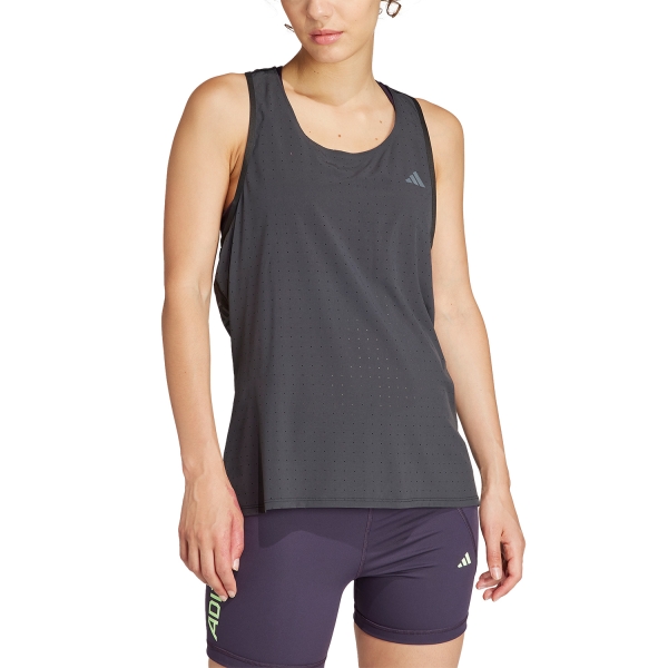 Women's Running Tank adidas Adizero Tank  Black IK9713