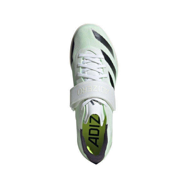 adidas adizero High Jump - Cloud White/Core Black/Green Spark