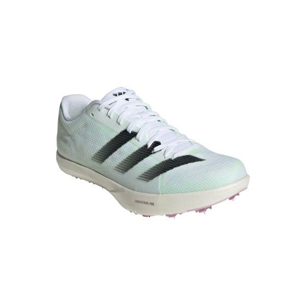 adidas adizero Long Jump - Cloud White/Core Black/Green Spark