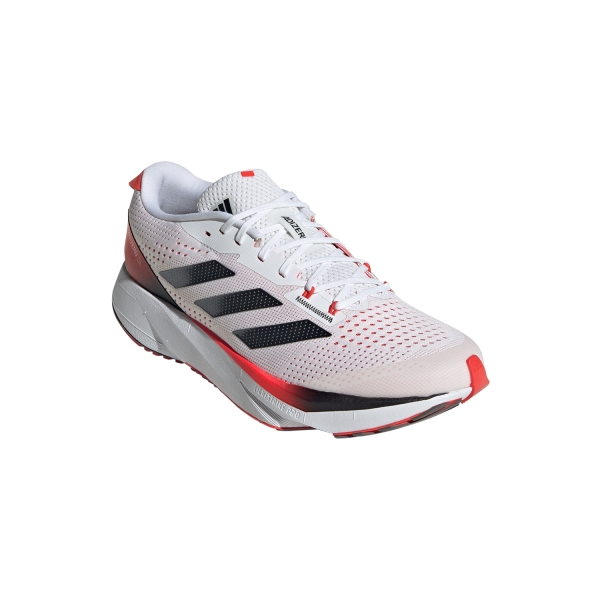 adidas adizero SL - Cloud White/Core Black/Bried Red