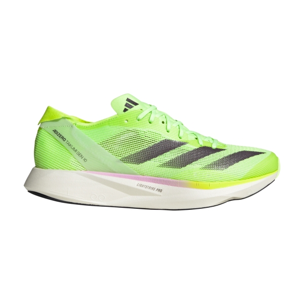 Men's Performance Running Shoes adidas Adizero Takumi Sen 10  Green Spark/Aurora Met/Lucid Lemon IG3134