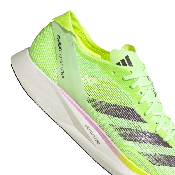 adidas Adizero Takumi Sen 10 - Green Spark/Aurora Met/Lucid Lemon