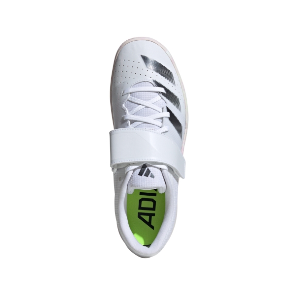 adidas adizero Throws - Cloud White/Core Black/Green Spark