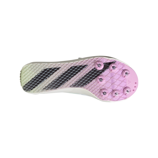 adidas adizero Triple Jump/Pole Vault - Cloud White/Core Black/Green Spark