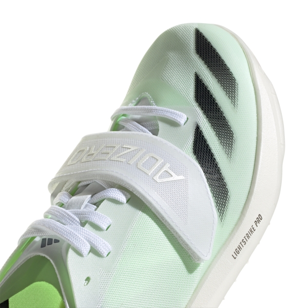 adidas Adizero Triple Jump/Pole Vault - Cloud White/Core Black/Green Spark