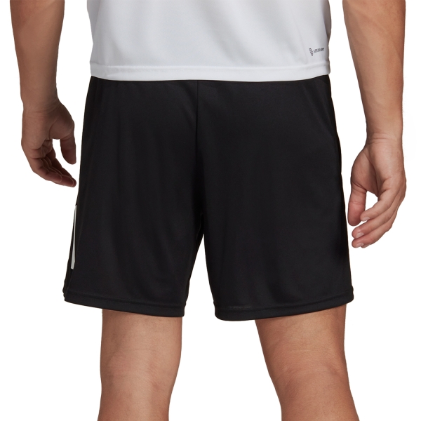 adidas AEROREADY Logo 7in Shorts - Black/White
