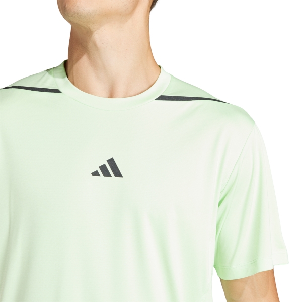 adidas D4T adistrong T-Shirt - Semi Green Spark/Black