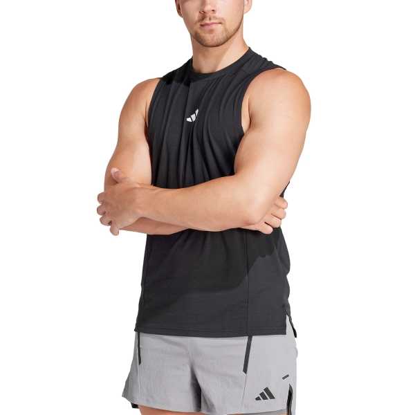 Men's Training Tank adidas D4T AEROREADY Tank  Black IK9726