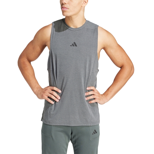 Men's Training Tank adidas D4T AEROREADY Tank  Dgh Solid Grey IS3819