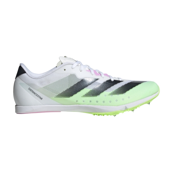 Zapatillas Competición Hombre Adidas adizero Distancestar  Cloud White/Core Black/Green Spark IG7445