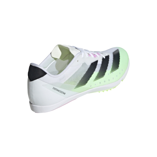 Adidas adizero Distancestar - Cloud White/Core Black/Green Spark