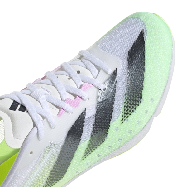 Adidas adizero Distancestar - Cloud White/Core Black/Green Spark