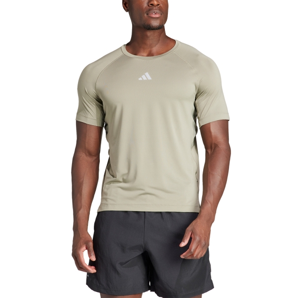 Camisetas Training Hombre adidas Gym+ Camiseta  Silver Pebble IR5875