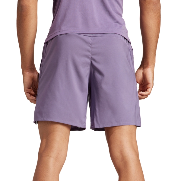adidas HIIT 3 Stripes 7in Shorts - Shadow Violet
