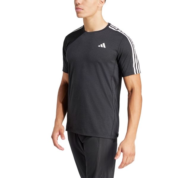 Camisetas Running Hombre adidas OTR 3S Logo Camiseta  Black IQ3834