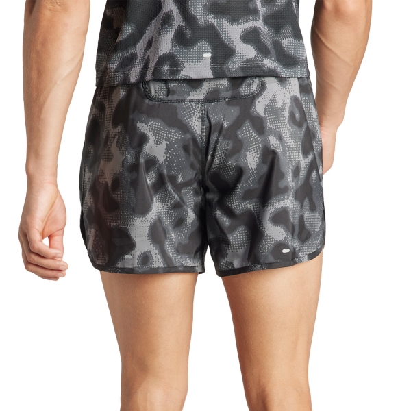 adidas Own The Run AEROREADY 5in Shorts - Grey Four/Grey Six/Carbon/Black