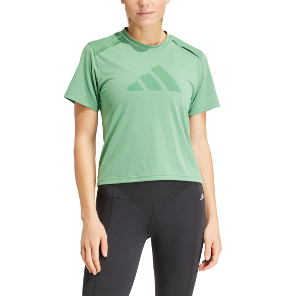 Women's Fitness & Training T-Shirt adidas Power AEROREADY TShirt  Preloved Green IT2171