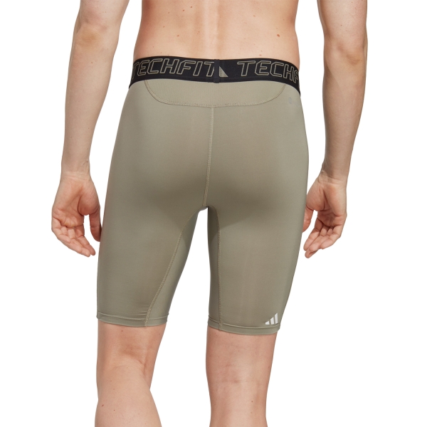 adidas TechFIT Short Tights - Silver Pebble