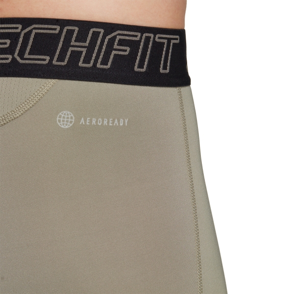 adidas TechFIT Short Tights - Silver Pebble