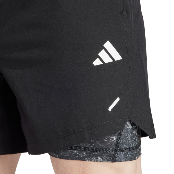 adidas WO 2 in 1 5in Shorts - Black