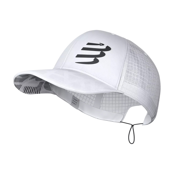 Cappellini e Visiere Compressport Racing Trucker Cappello  White/Black CU00004B0002
