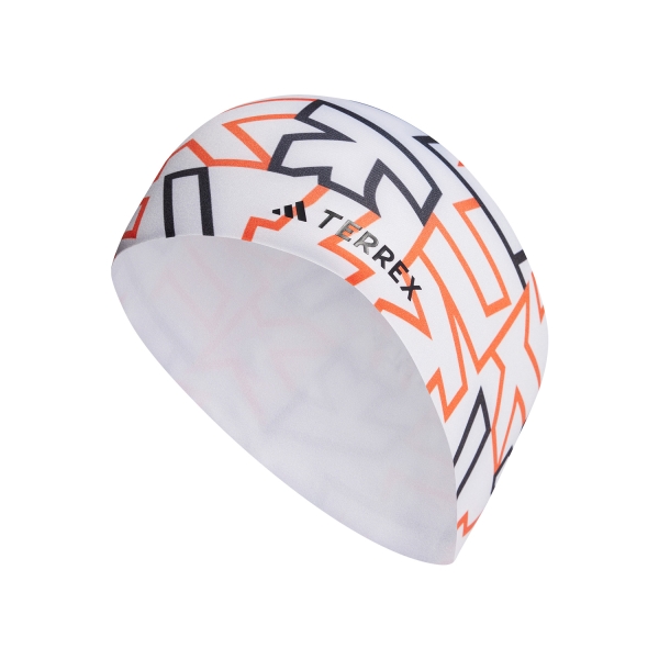 Fasce adidas Terrex AEROREADY Graphic Fascia  White/Semi Impact Orange/Black IN4643