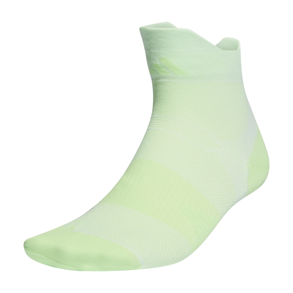 Running Socks adidas adizero HEAT.RDY Socks  White/Green Spark IP3573