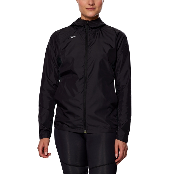 Women's Running Jacket Mizuno Mizuno Alpha Jacket  Black  Black 