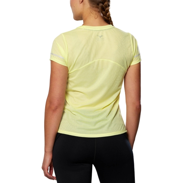 Mizuno Dryaeroflow Logo Camiseta - Pale Lime Yellow