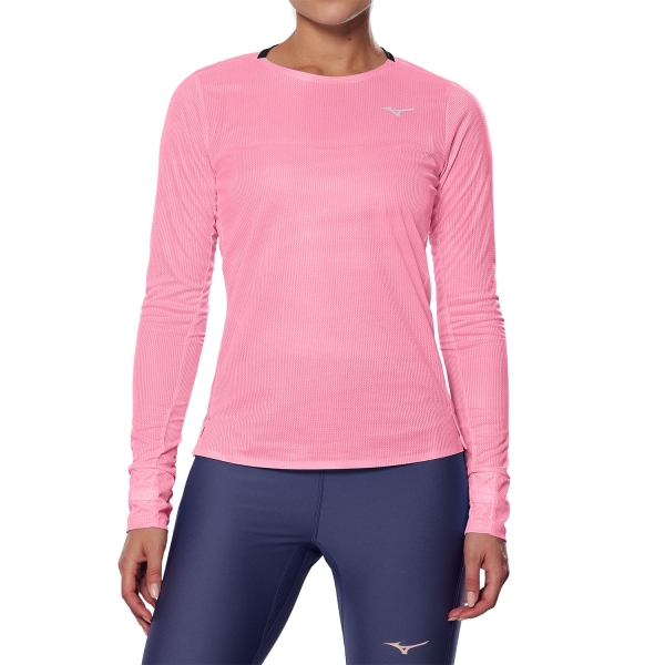 Maglia Running Donna Mizuno Premium Aero Maglia  Sangria Sunset J2GAA70261