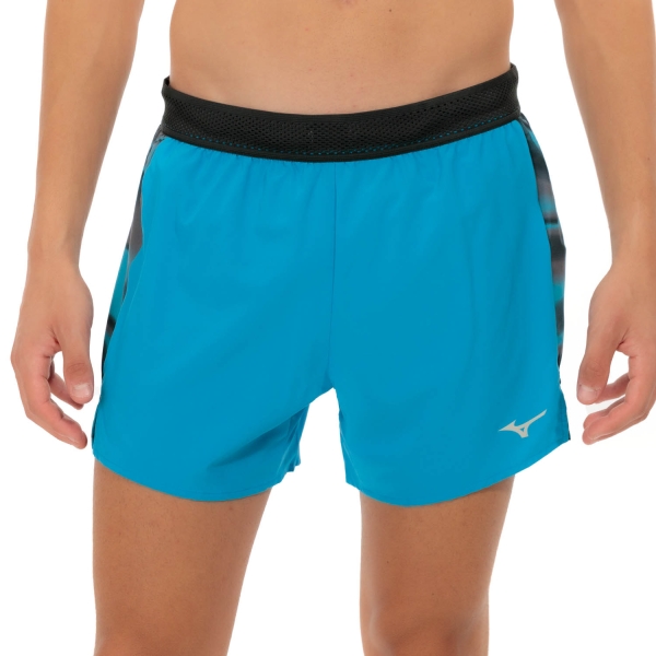 Pantalone cortos Running Hombre Mizuno Premium Aero Split 4.5in Shorts  Hawaiian Ocean J2GBA50223