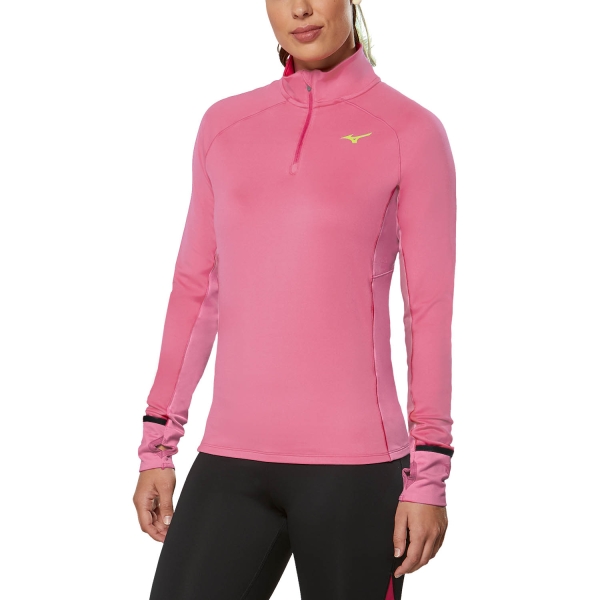 Maglia Running Donna Mizuno Mizuno Warmalite Maglia  Sangria Sunset  Sangria Sunset 