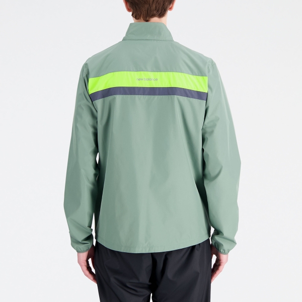 New Balance Accelerate Logo Jacket - Dark Juniper