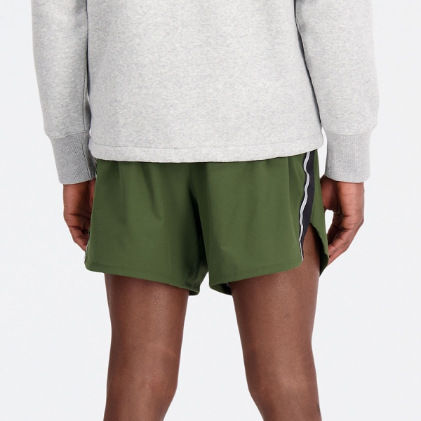New Balance Graphic Impact Run 5in Shorts - Kombu