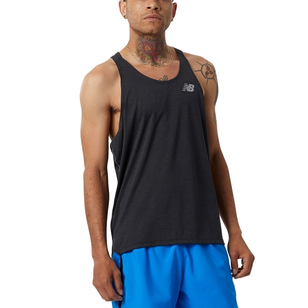 Top Running Hombre New Balance Impact Top  Black MT21260BK