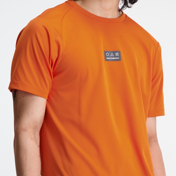 New Balance N-Vent T-Shirt - Cayenne