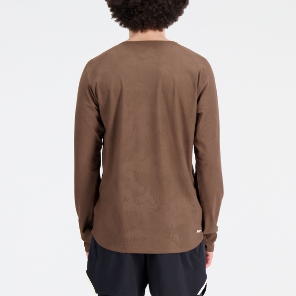 New Balance Q Speed Jacquard Shirt - Dark Mushroom