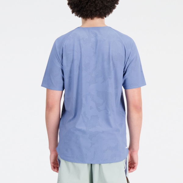 New Balance Q Speed Jacquard T-Shirt - Mercury Blue