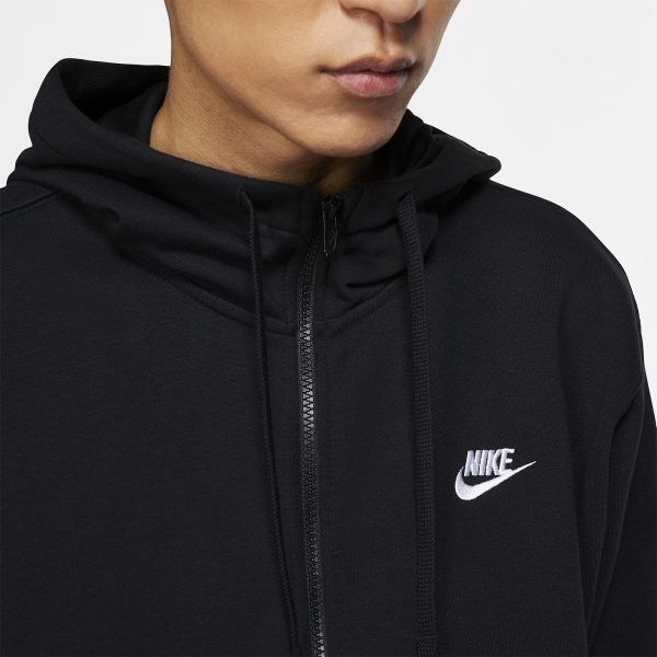 Nike Club Hoodie - Black/White