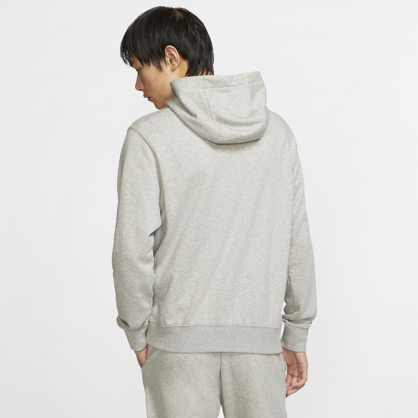 Nike Club Sudadera - Dark Grey Heather/Matte Silver/White