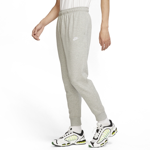 Pants y Tights Running Hombre Nike Club Pantalones  Dark Grey Heather/Matte Silver/White BV2679063